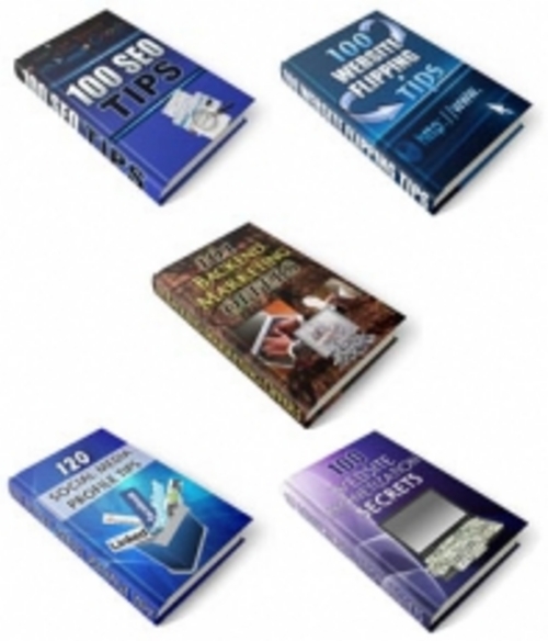 Product picture Tips PLR Package - 5 eBooks